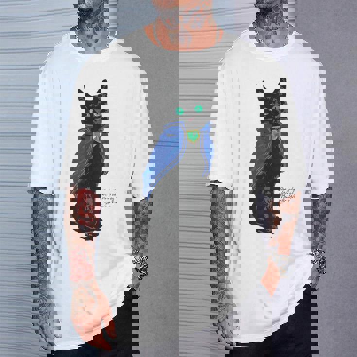 黒猫のウィズ 黒猫 Tシャツ 彼への贈り物