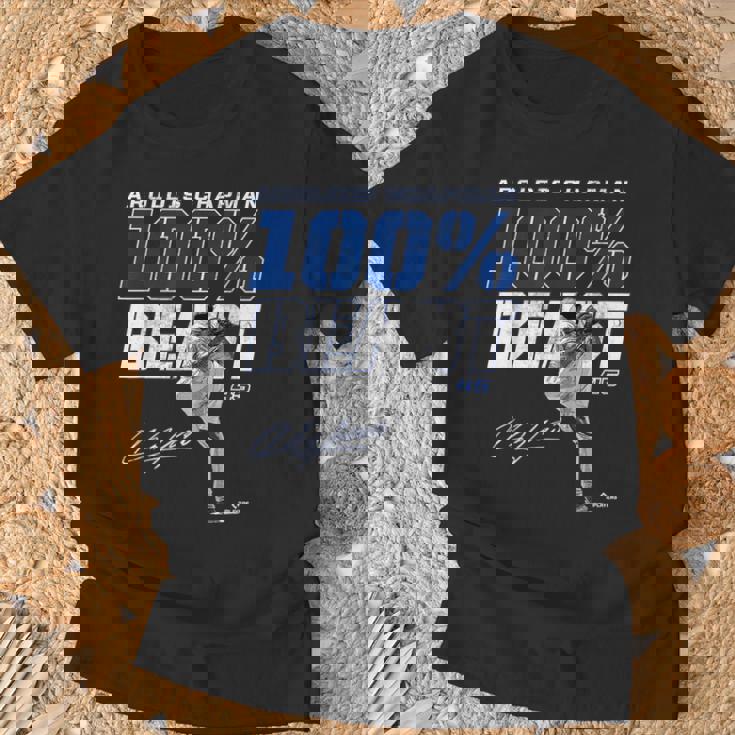 100 Beast Aroldis Chapman Texas Mlbpa Tシャツ 高齢者への贈り物