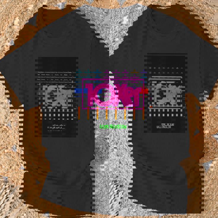 10Xer クール オリジナルアートワーク ロックスター エレクトロニック バンド Tシャツ 高齢者への贈り物