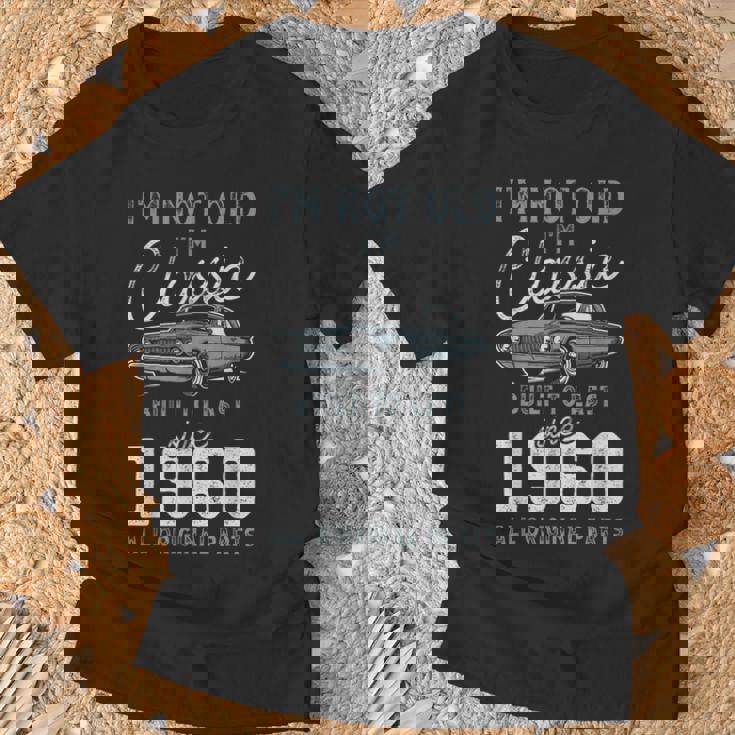 1960年クラシックカー生誕65周年 Tシャツ 高齢者への贈り物