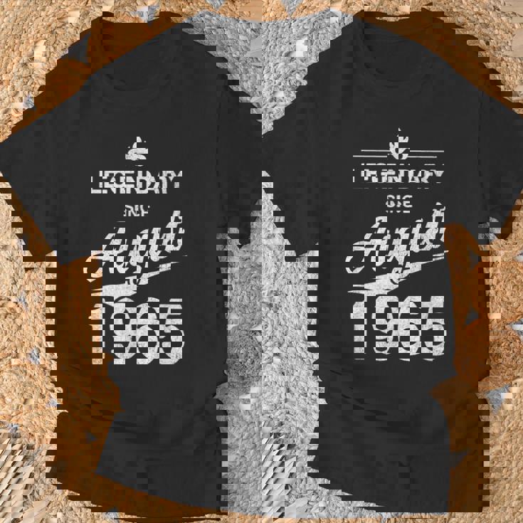 1965年8月に生まれた60歳の60歳のヴィンテージ Tシャツ 高齢者への贈り物