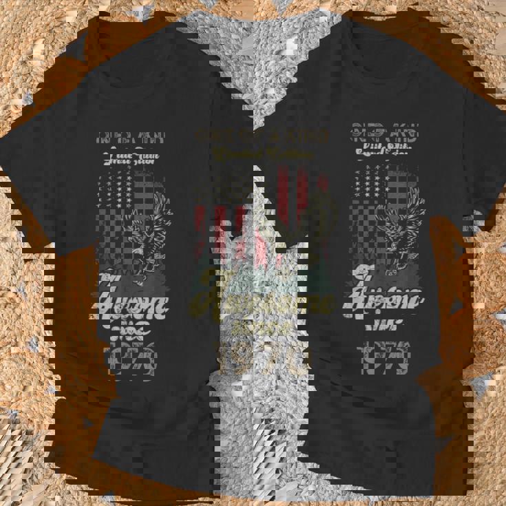 1970年、アメリカ国旗、イーグル、55歳の誕生日、愛国的 Tシャツ 高齢者への贈り物