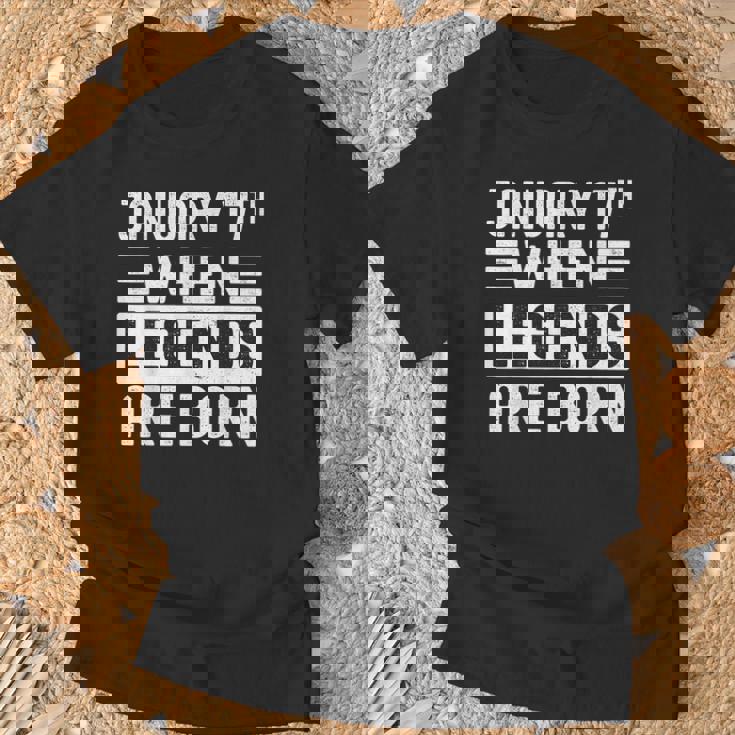 1月17日 誕生日 1月17日 誕生日プレゼント Tシャツ 高齢者への贈り物