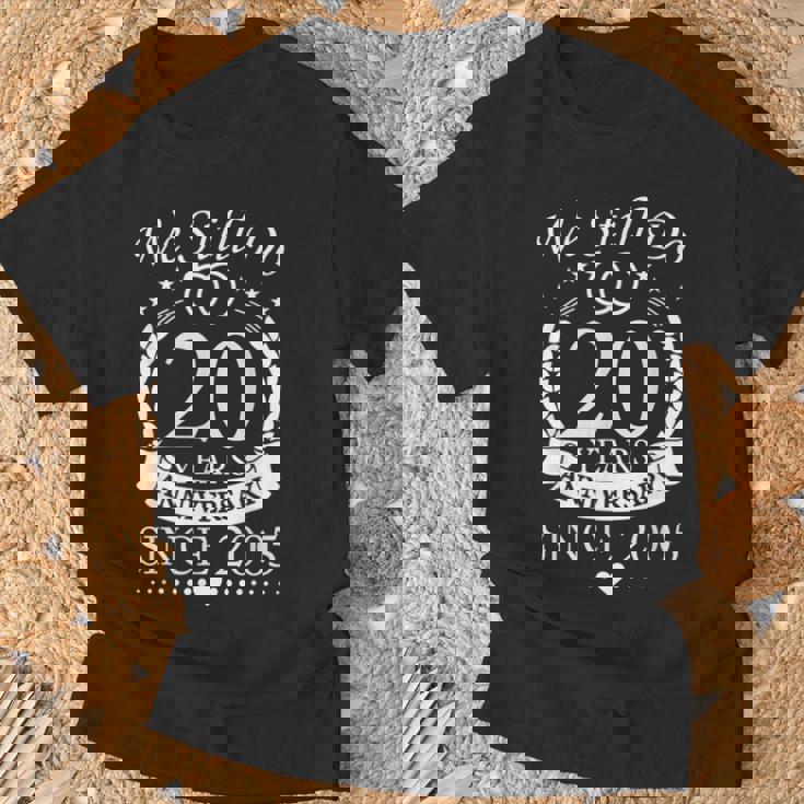 2005年結婚20周年から20年を続けています。 Tシャツ 高齢者への贈り物