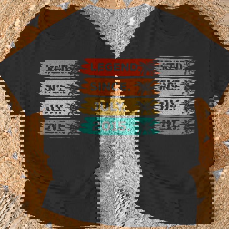 2015年7月 10歳の誕生日デコレーション ヴィンテージ 10歳の誕生日 Tシャツ 高齢者への贈り物