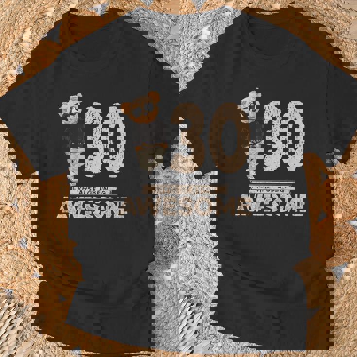 30歳の誕生日 メンズ レディース オリジナル 素晴らしいテディベア Tシャツ 高齢者への贈り物