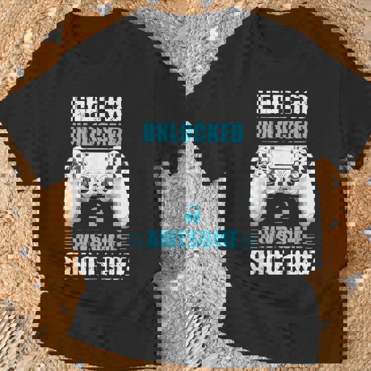 38歳の誕生日ビデオゲーマー レベル38 アンロック済み 1987年以来 Tシャツ 高齢者への贈り物