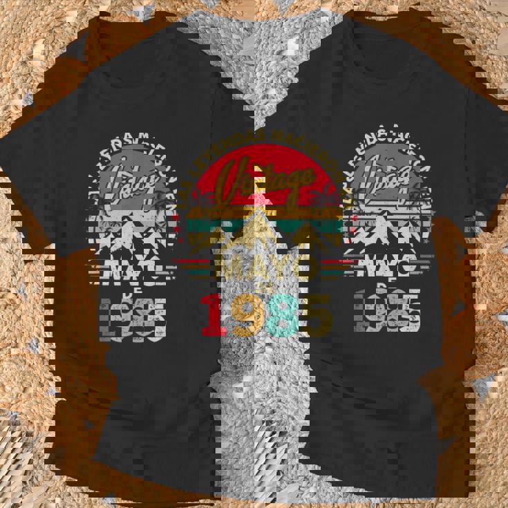 40 Años Cumpleañosintage Nacido En Mayo 1985 Camiseta unisex Regalos para ancianos
