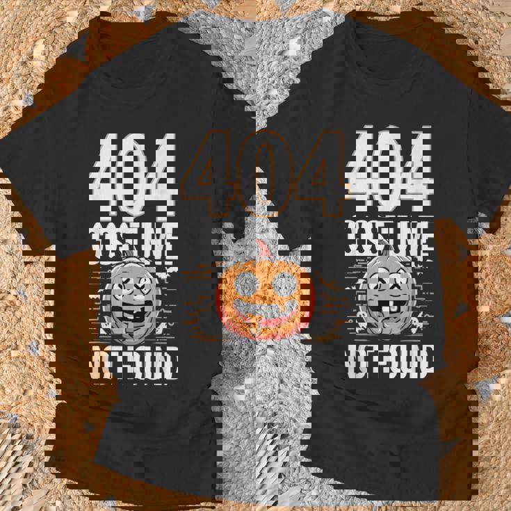 404 コスチューム未発見 ピクセルアート ハロウィンデザイン Tシャツ 高齢者への贈り物