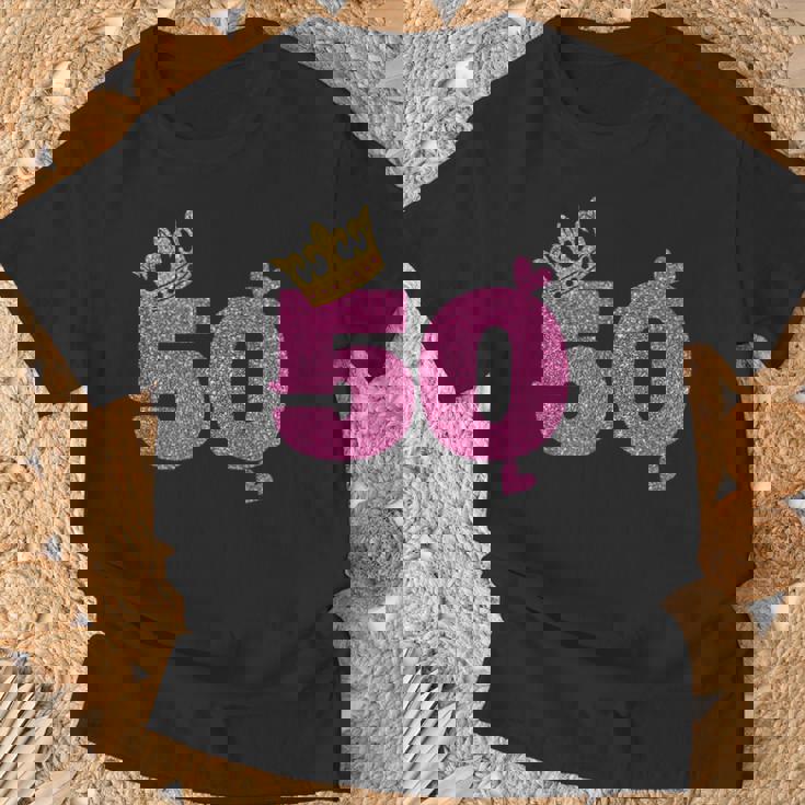 50歳の誕生日 王冠 50歳の誕生日 Tシャツ 高齢者への贈り物