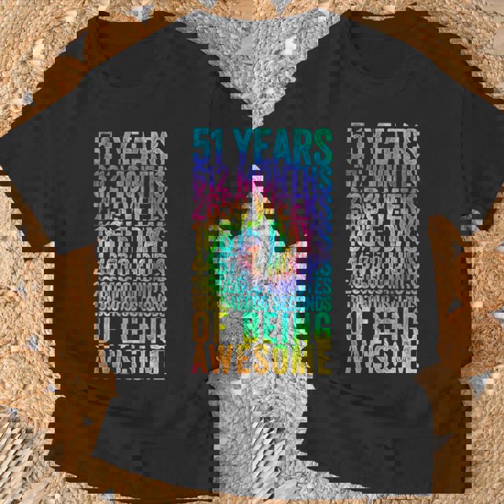 51歳の誕生日の面白いシャツ オールドメーター 面白い51歳ギフト Tシャツ 高齢者への贈り物