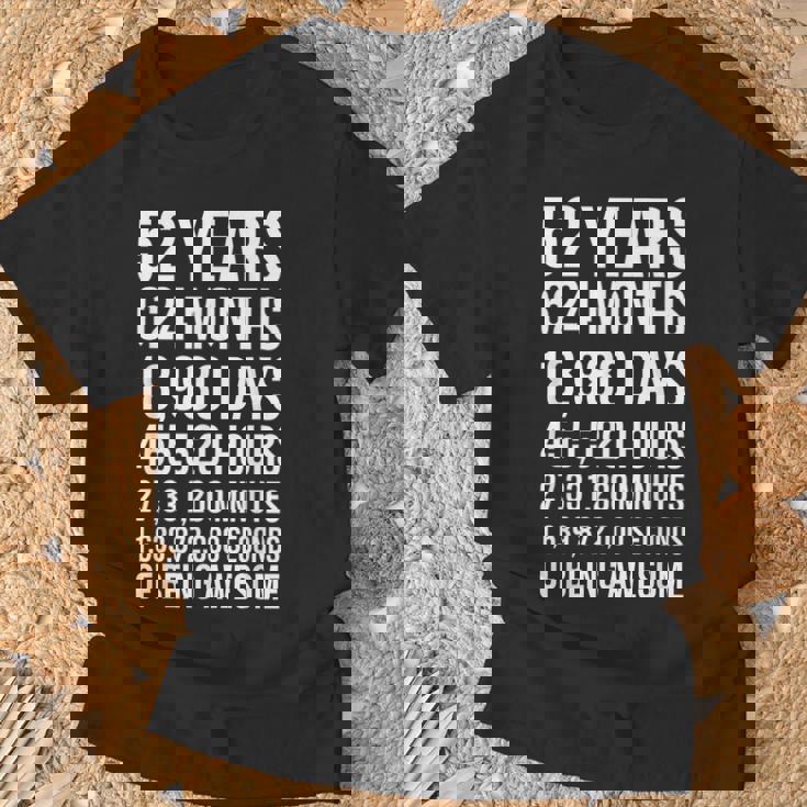 52歳の誕生日ギフト 面白い52歳の誕生日 Tシャツ 高齢者への贈り物