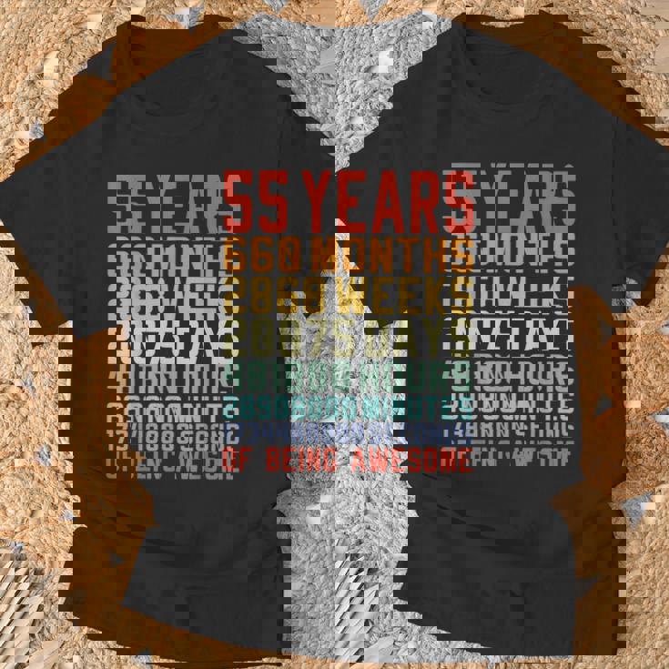 55 歳 お誕生日 55 Years Birthday 55 回目の誕生日プレゼント Tシャツ 高齢者への贈り物