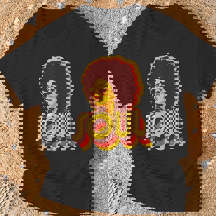 70年代ファンクアフロソウルレトロヴィンテージ70年代レトロソウル Tシャツ 高齢者への贈り物