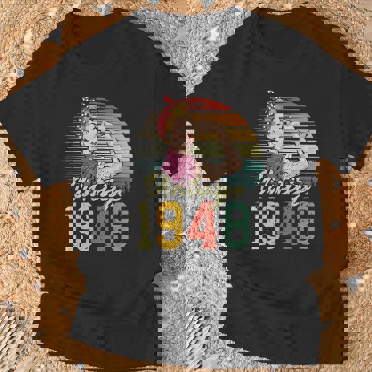77 Años Edición Limitada 1948Intage 77 Cumpleaños Camiseta unisex Regalos para ancianos