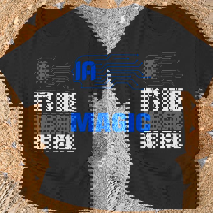 Aiマジック リアルロボットテック 未来 デジタルマインド Tシャツ 高齢者への贈り物