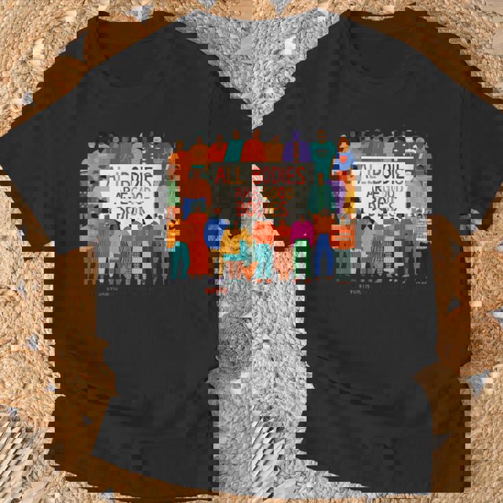 All Bodies Are Good Bodies – Body Positive – Italyデザイン Tシャツ 高齢者への贈り物