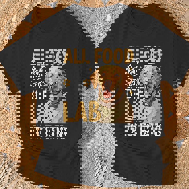 All Food Must Go To The Lab For Testing Tシャツ 高齢者への贈り物