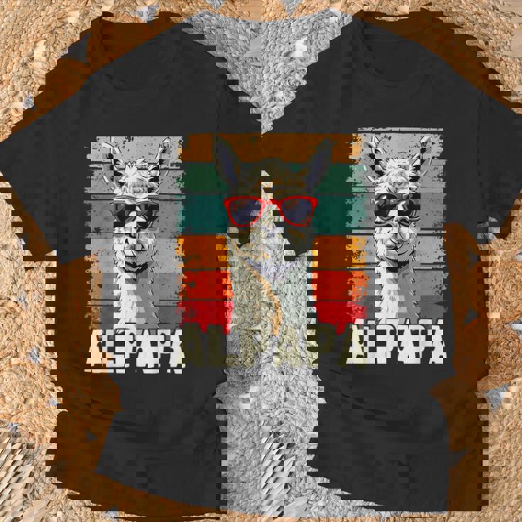 Alpapa Maglia Divertente Per Festa Del Papà Alpaca Maglietta Regalos para ancianos