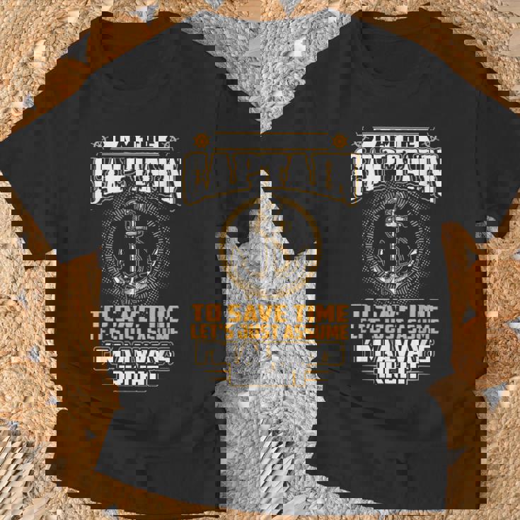 I Am The Captain Tシャツ 高齢者への贈り物