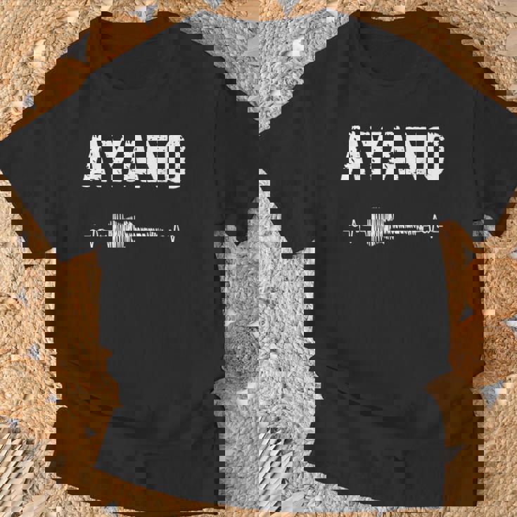 Ayano ギター ハートビート 音楽 ギタリスト レトロ ヴィンテージ Tシャツ 高齢者への贈り物