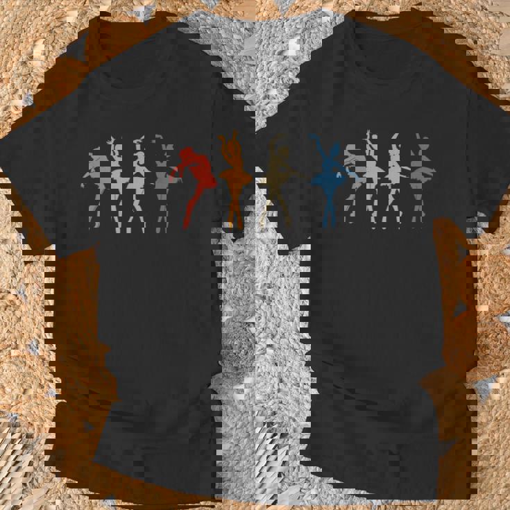 Bailarinas Retro Bailarinas De Balletintage Camiseta unisex Regalos para ancianos