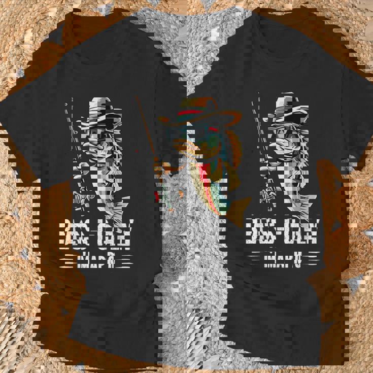 Bass-Ically I'm A Pro バスフィッシングアパレル メンズ キッズ Tシャツ 高齢者への贈り物