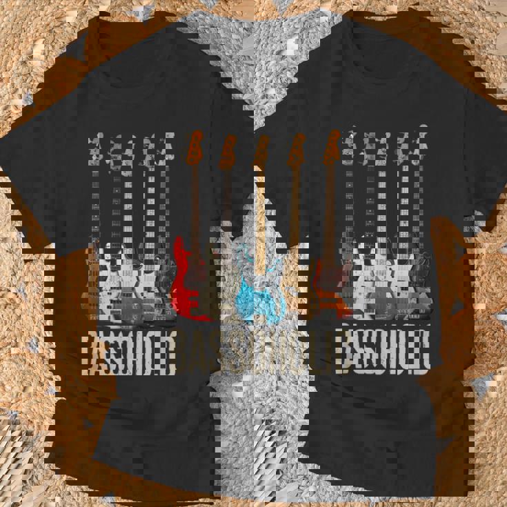 Bassoholic ベースギタープレーヤーのベーシストのコレクターのためのギフトbass Tシャツ 高齢者への贈り物