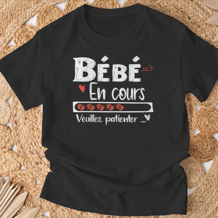 Bébé En Cours Annonce Grossesse Enceinte T-Shirt Cadeaux pour les vieillards
