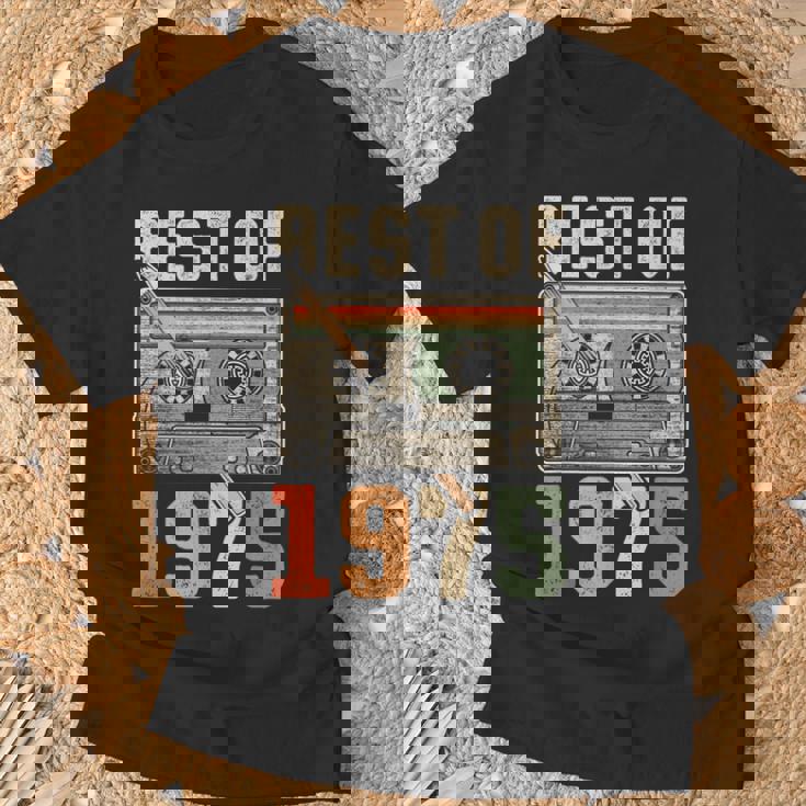Best Of 1975 オールド・カセット 50歳の誕生日 レトロ Tシャツ 高齢者への贈り物