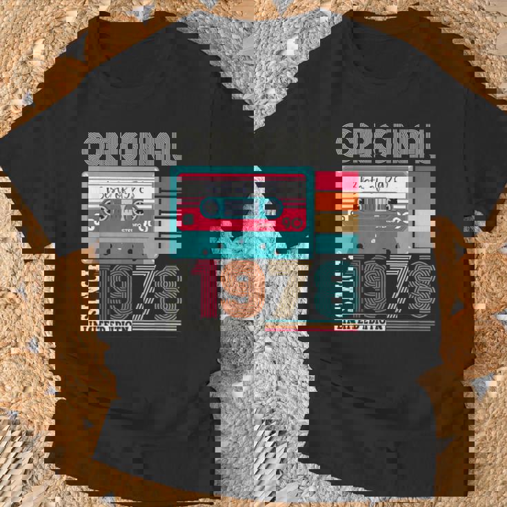 Best Ofintage 1978 45歳の誕生日ギフト メンズ カセット Tシャツ 高齢者への贈り物