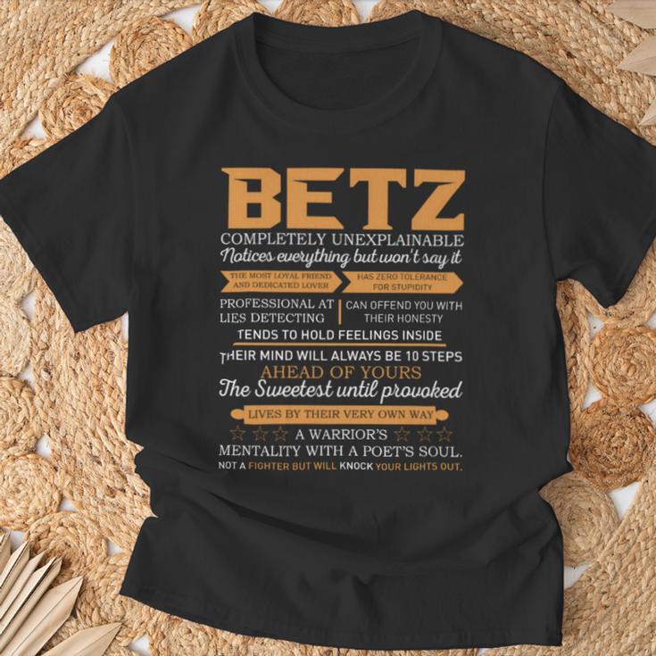 Betz Completely Unexplainable Notices Everything But Won’T Say It Name T-Shirt Gifts for Old Men
