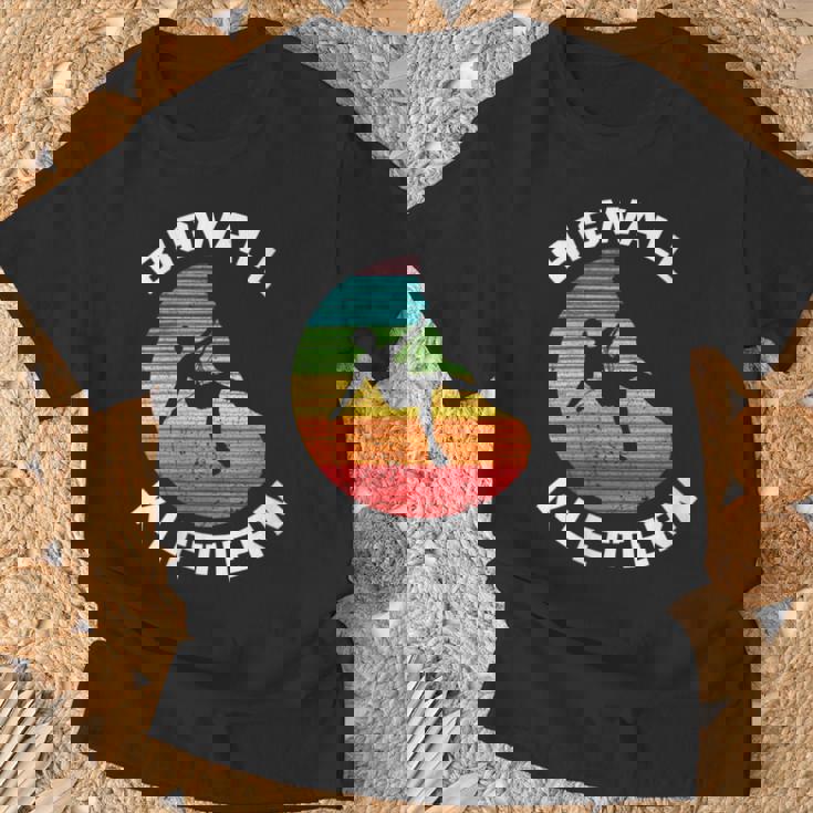 Bigwall Escalada De Rocas Cuello Camiseta unisex Regalos para ancianos