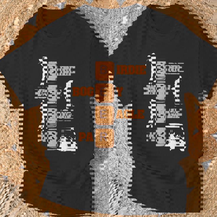 Birdie Bogey Eagle Par Beer ゴルフボール 面白いゴルファー Tシャツ 高齢者への贈り物