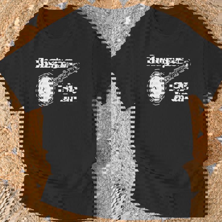 Bluegrass Is My Jam Banjo Musicintage Graphic Tシャツ 高齢者への贈り物