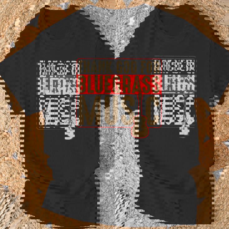 Bluegrass ミュージックギタープレーヤー 面白いバンジョー楽器 Tシャツ 高齢者への贈り物