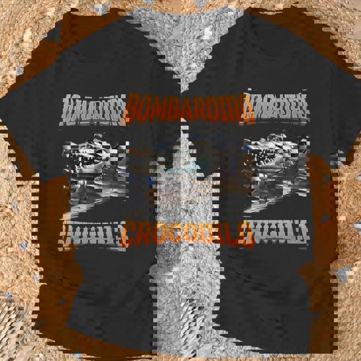 Bombardino Crocodilo イタリアンブレインロットミーム Tシャツ 高齢者への贈り物