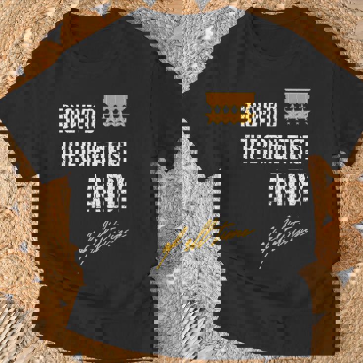 Bow To The Greatest Andy Of All Time ファーストネームのことわざ Tシャツ 高齢者への贈り物
