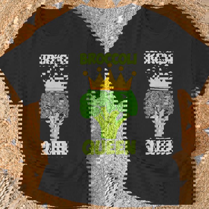 Broccoli Queen ブロッコリーの女王 ブロッコリー ベジタリアン・ベジタブル ブロッコリー Tシャツ 高齢者への贈り物