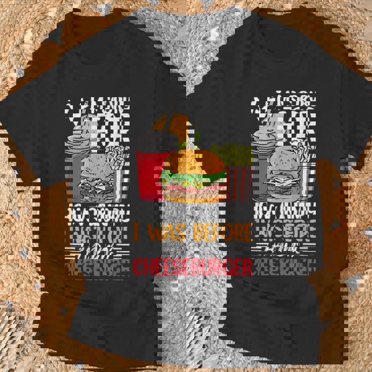 Burger メンズ レディース チーズバーガー ファーストフード バーガー愛好家 Tシャツ 高齢者への贈り物