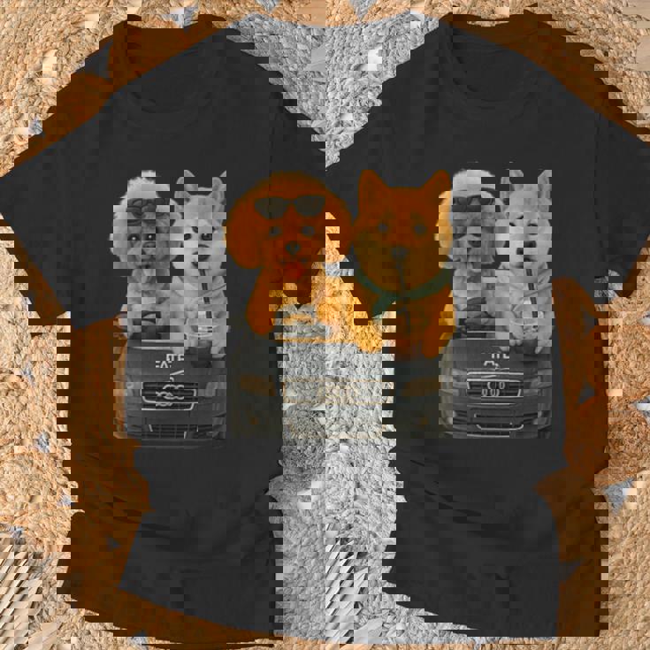 Car Dog Tシャツ 高齢者への贈り物