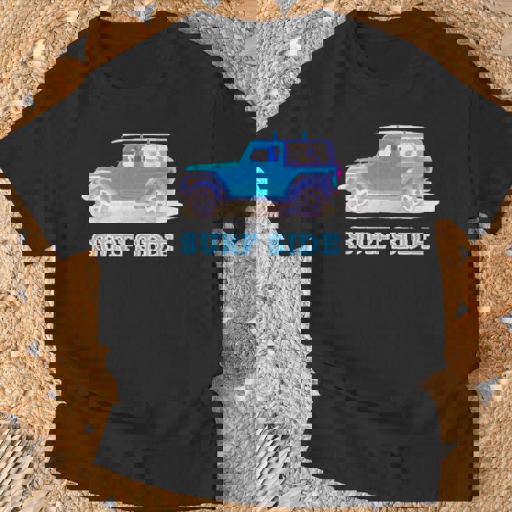 The Car On Theeaside【Surfide サーフサイド】車 サーフィン／サーファー 夏・海 Tシャツ 高齢者への贈り物