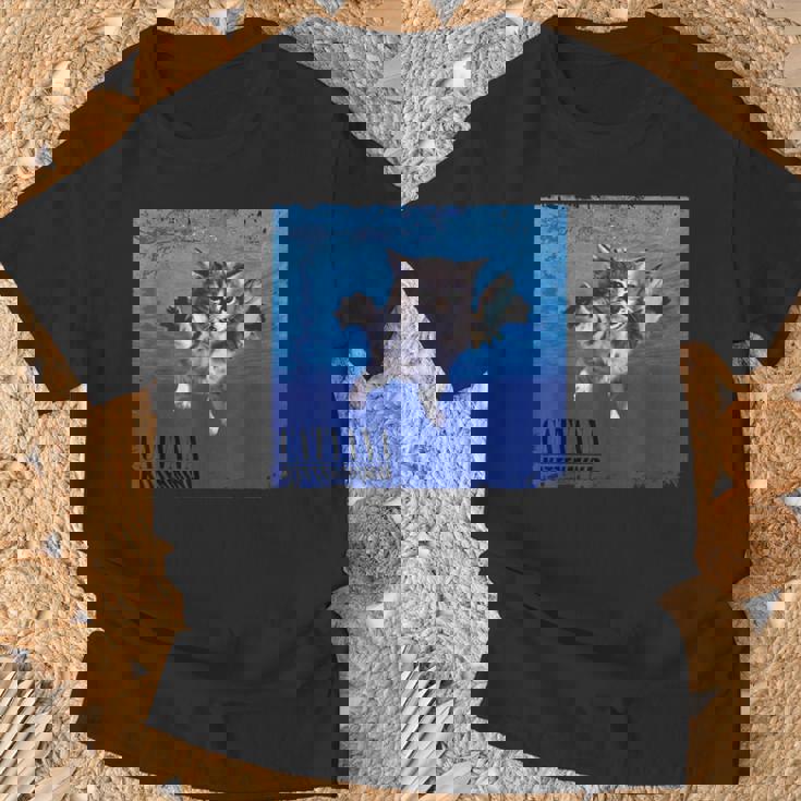 Cat Nevermind 子猫ニャーパロディ 面白い猫 動物好き Tシャツ 高齢者への贈り物