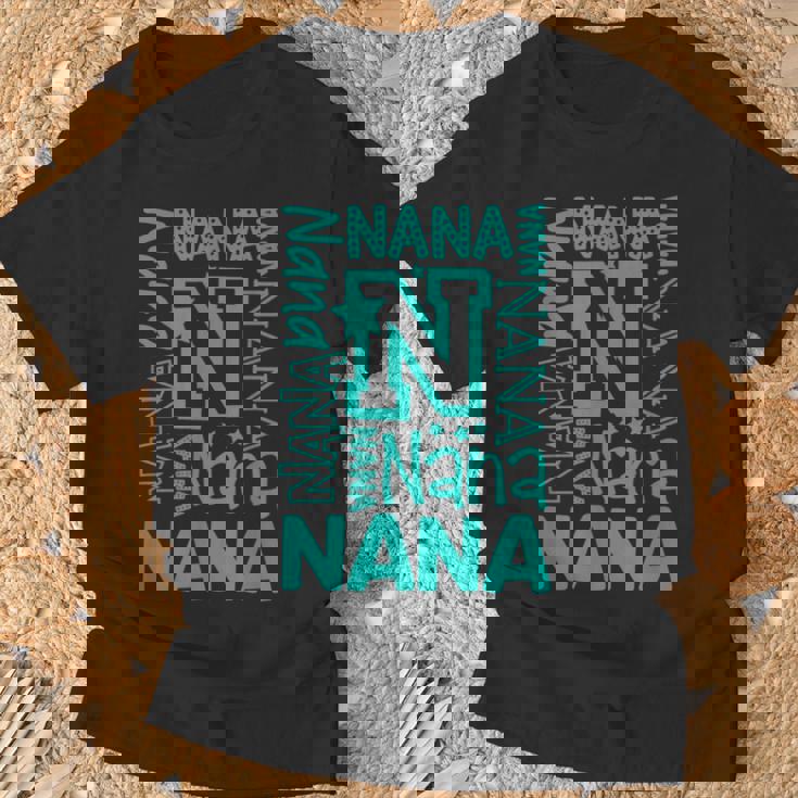 Cheery Nana Grandma レタープリント Tシャツ 高齢者への贈り物