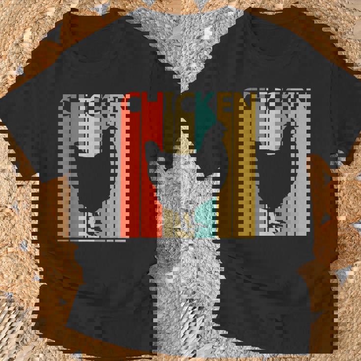 Chicken ニワトリ 動物 Tシャツ 高齢者への贈り物