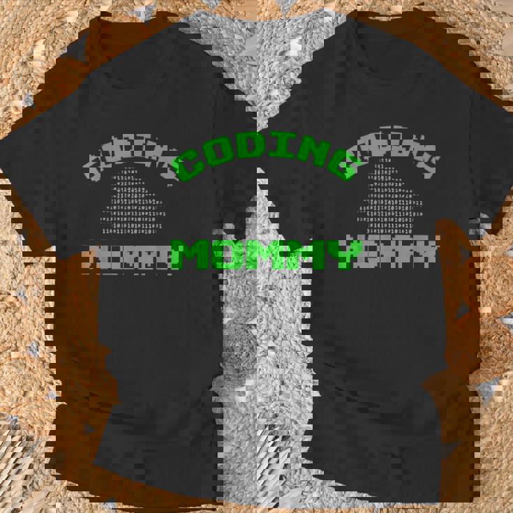Coding Mommy Programador De Código Binario Para Mamá Camiseta unisex Regalos para ancianos