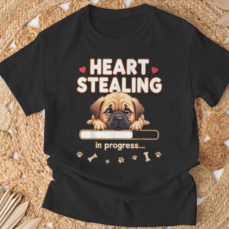 Corazón Bullmastiff Perro Divertido Regalo Bullmastiff Cachorro Camiseta unisex Regalos para ancianos