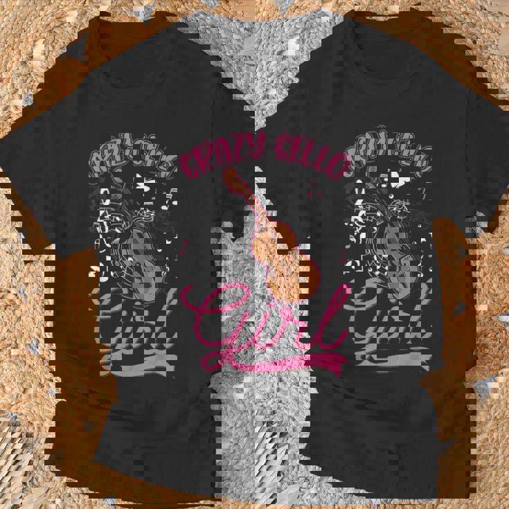 Crazy Cello Girliolonchelo Chicaioloncelista Camiseta unisex Regalos para ancianos