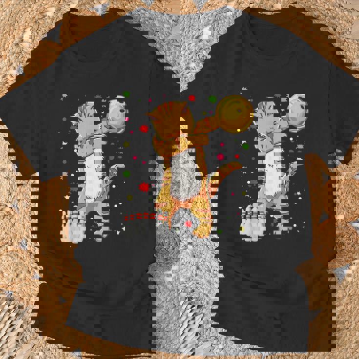 Dabbing Cat ボウリングシャツ 面白いボウリングギフト 猫 お母さん 女の子 Tシャツ 高齢者への贈り物