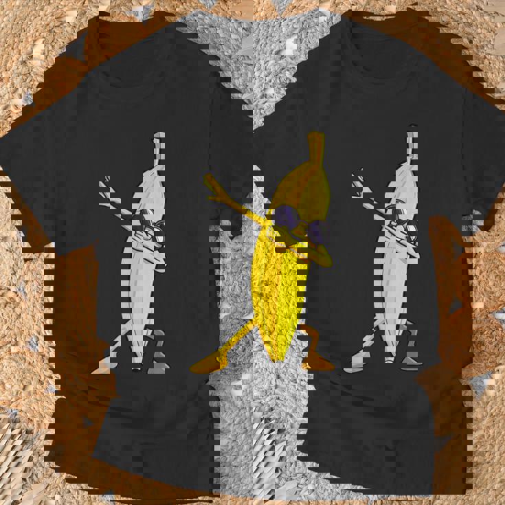 Dabbing バナナ ハワイアン トロピカル フルーツ好き 男性 女性 キッズ Tシャツ 高齢者への贈り物